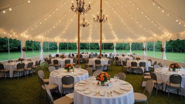 Location d'une tente de réception : une option efficace et abordable